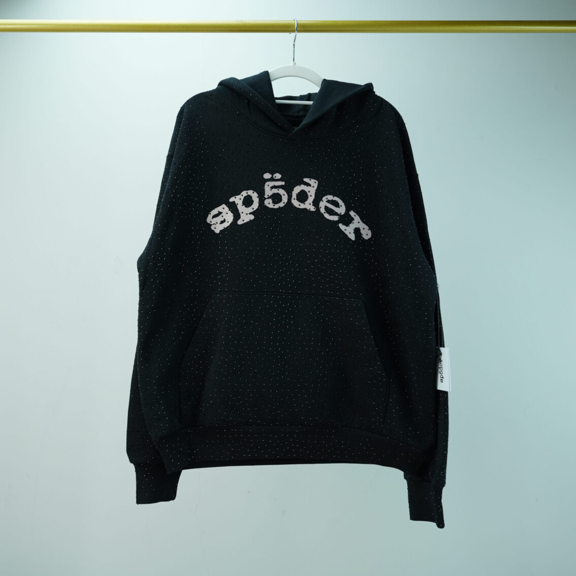 399 SP5DER VVS RHINESTONE HOODIE