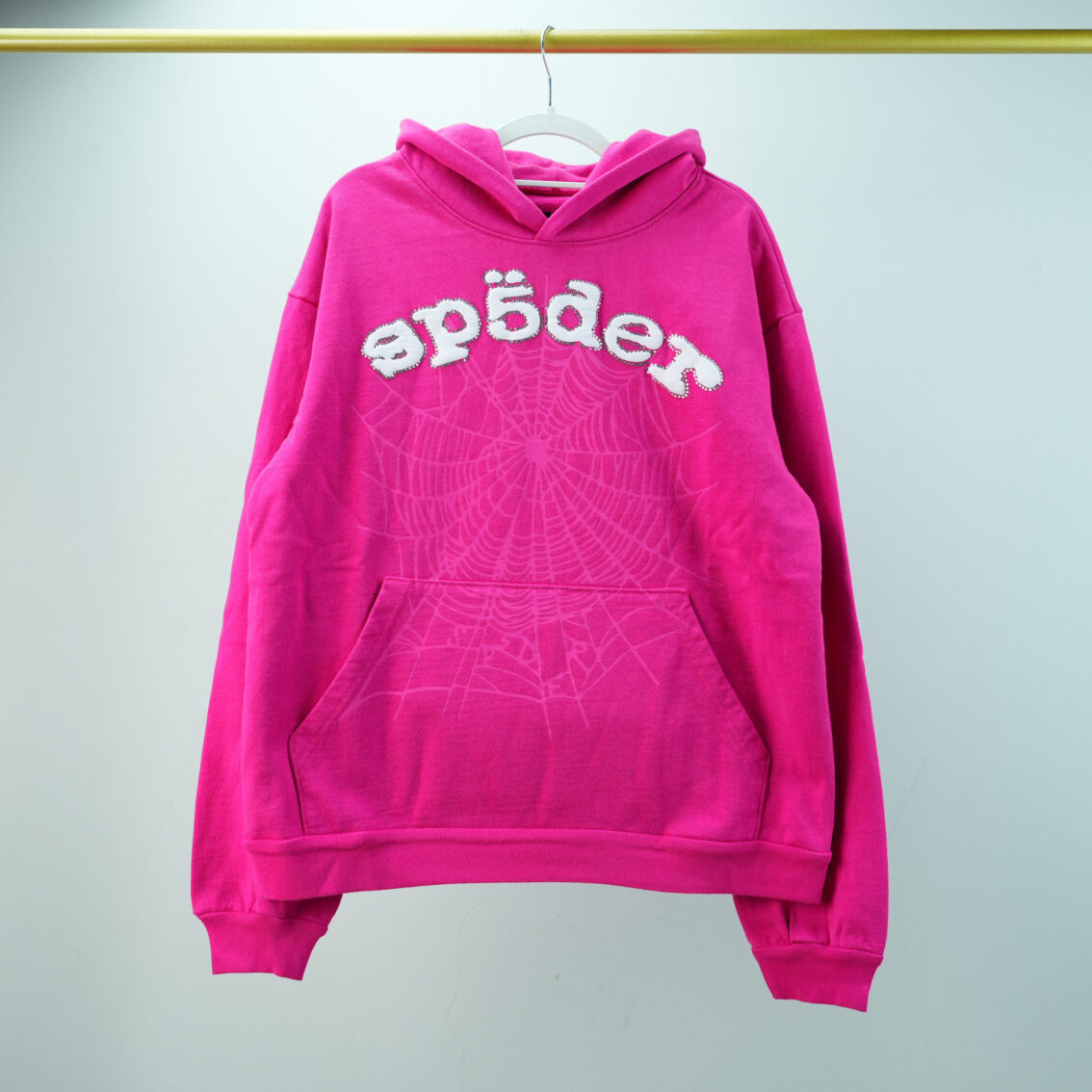 Sp5der Legacy hoodie Pink